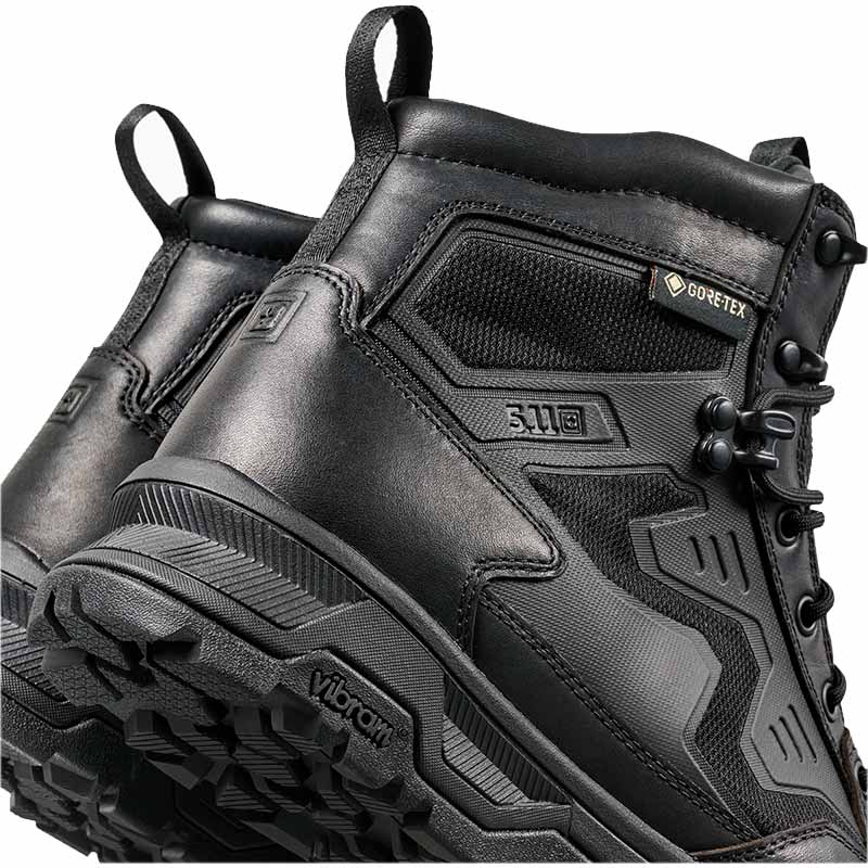 Chaussures tactiques 5.11 Tactical A/T Elite GORE-TEX 6 pouces cuir pleine fleur semelle Vibram