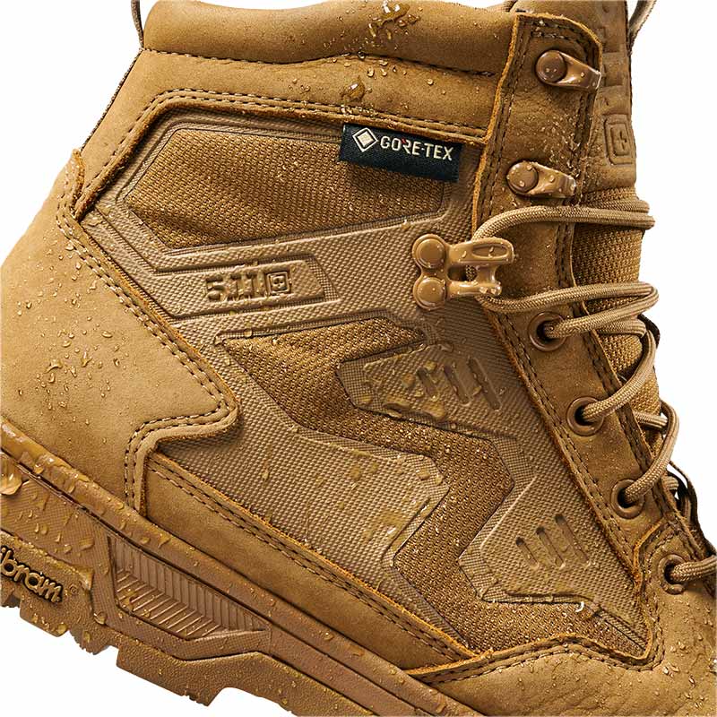 Chaussures tactiques 5.11 Tactical A/T Elite GORE-TEX 6 pouces cuir pleine fleur semelle Vibram