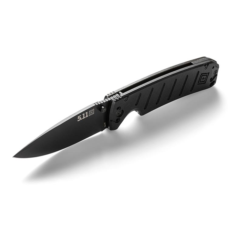 Couteau pliant 5.11 Tactical Ryker DP Full lame D2 de 8,9 cm plaquettes G10 clip 4 positions