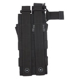 Porte-chargeur double 5.11 Tactical MP5 Bungee en nylon 500D compatible MOLLE et SlickStick