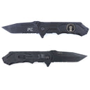 Couteau pliant Patrol Equipement Survival Gendarmerie lame acier 440 de 8,5 cm