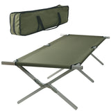 Lit de camp OPEX type US aluminium 190 x 66 cm charge 120 kg avec sac de transport