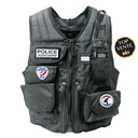 Gilet d'identification Patrol Equipement en polyester déperlant porte-radio ACROPOLE TETRAPOL