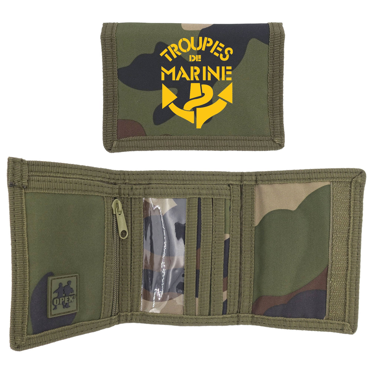 Portefeuille OPEX marquage TDM polyester déperlant 12,5 x 9,5 cm cartes et billets
