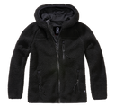 Veste polaire Brandit coupe femme à capuche maille peluche et trois poches à glissière