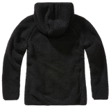 Veste polaire Brandit coupe femme à capuche maille peluche et trois poches à glissière