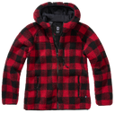 Veste polaire Brandit coupe femme à capuche maille peluche et trois poches à glissière