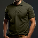 Polo OPEX uni manches courtes 100 % coton peigné Ringspun maille piqué 210 g/m²