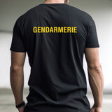 T-shirt Gendarmerie Patrol Equipement coton 150 g/m² manches courtes marquage imprimé