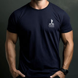 T-shirt Marine Nationale en coton peigné 150 g/m² à marquage recto-verso