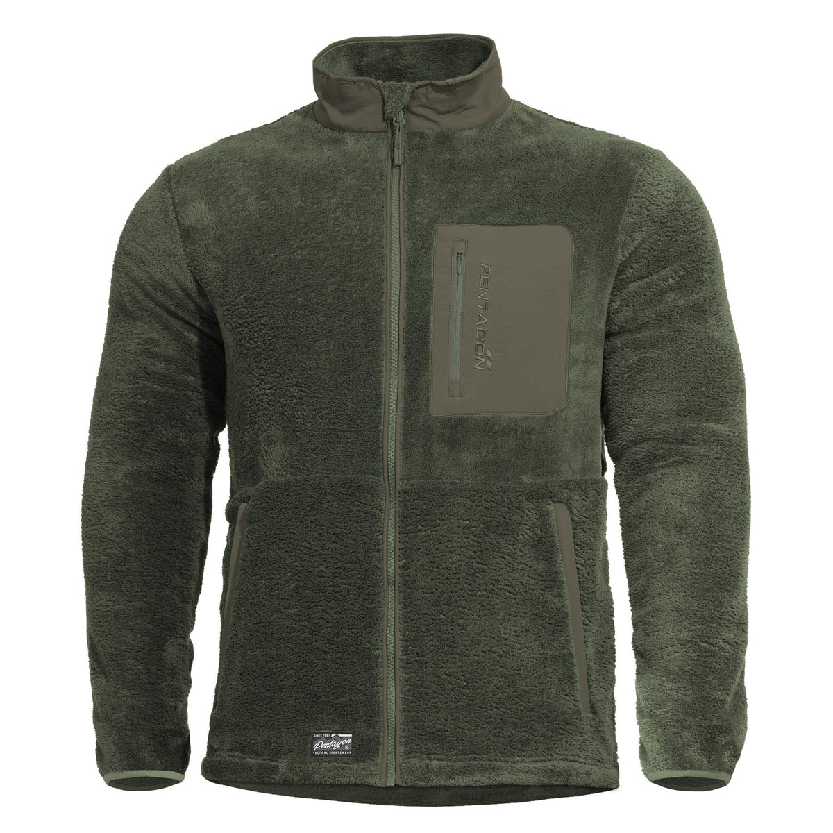 Sweat polaire Pentagon Grizzly nylon Taslon 250 g/m² renforts aux coudes