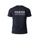 T-shirt imprimé Marine Nationale en coton peigné 150 g/m² manches courtes