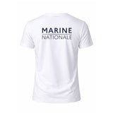 T-shirt imprimé Marine Nationale en coton peigné 150 g/m² manches courtes