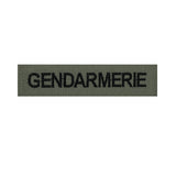 Bande d'identification brodée Patrol Equipement Gendarmerie 12 x 2,5 cm auto-agrippante
