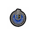 Écusson rond Patrol Equipement Brigade Motorisée Officier Police Judiciaire 8 cm
