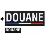 Bandeau d'identification Patrol Equipement Douane en rubber souple deux dimensions