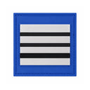 Fourreau de grade Patrol Equipement Police Municipale rubber 5 x 5 cm auto-agrippant