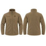 Veste polaire Fitté polyester 390 g/m² porte-nom et porte-grade auto-agrippants