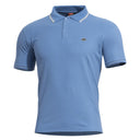 Polo Pentagon Aniketos en piqué CVC coton polyester 220 g/m² à col anti-roulement