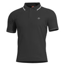 Polo Pentagon Aniketos en piqué CVC coton polyester 220 g/m² à col anti-roulement