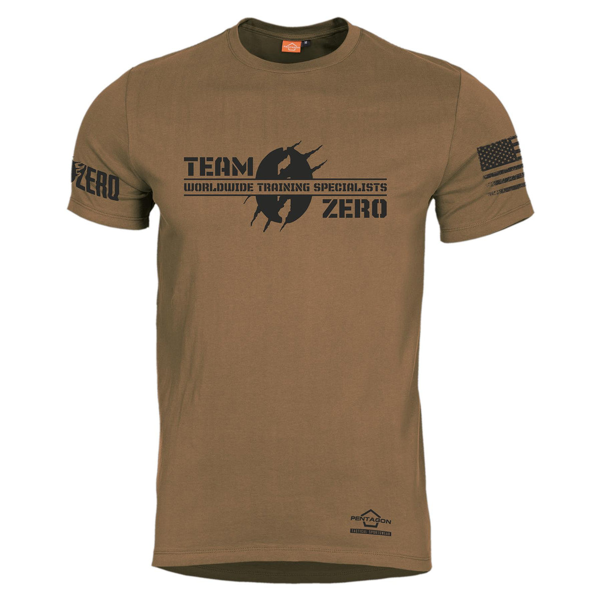 T-shirt imprimé Pentagon Ageron Zero Edition coton ring-spun 190 g/m²