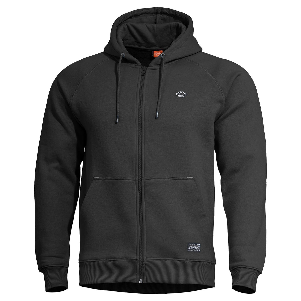 Sweat à capuche Pentagon Phaeton à fermeture éclair intégrale coton-polyester