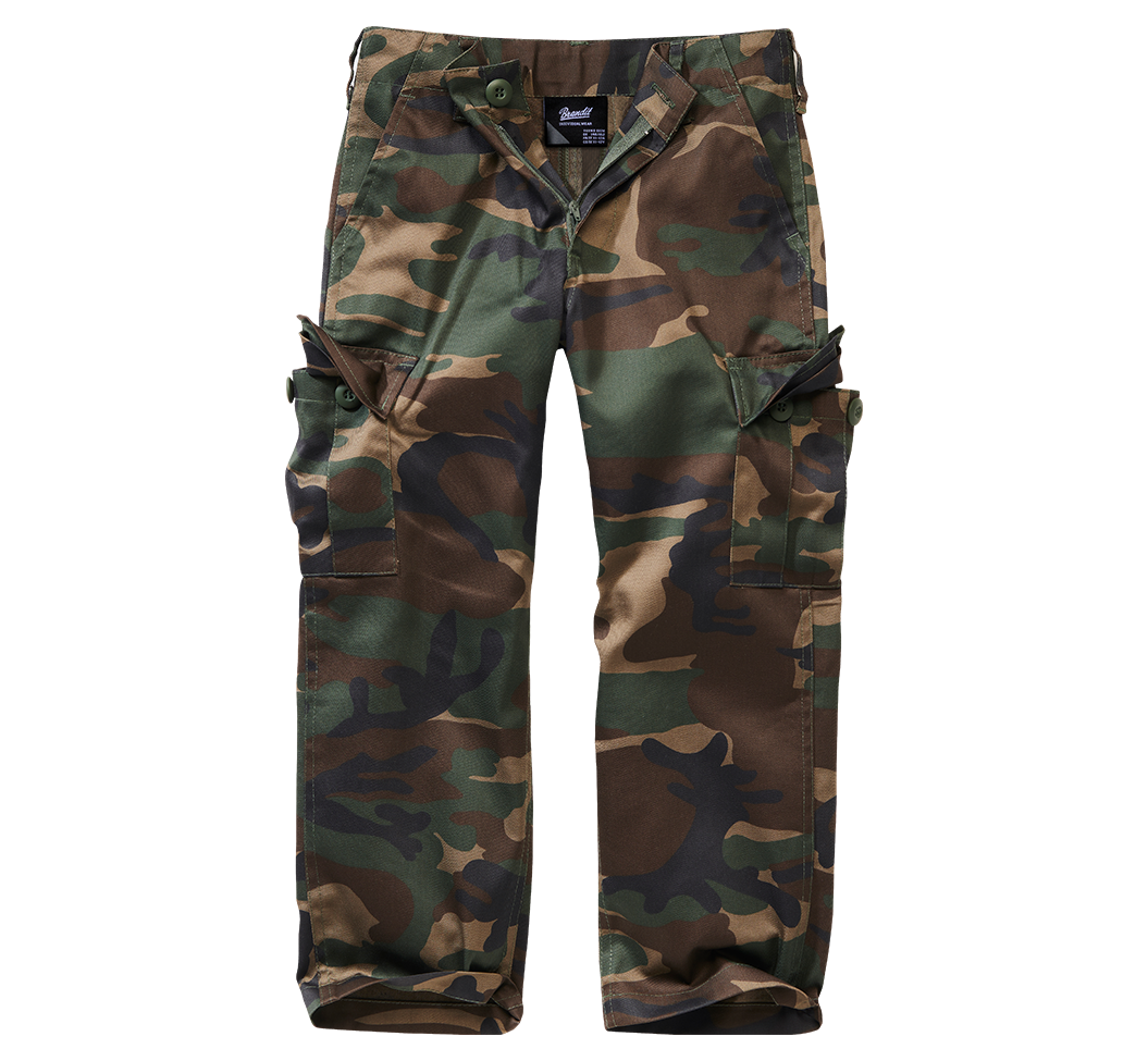 Pantalon enfant Brandit US Ranger polycoton déperlant six poches et taille élastiquée