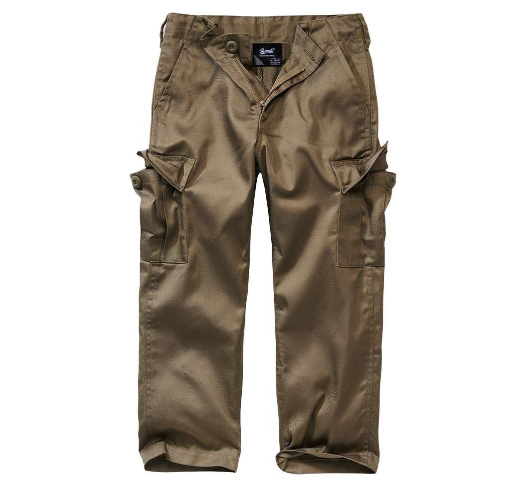 Pantalon enfant Brandit US Ranger polycoton déperlant six poches et taille élastiquée
