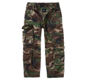 Pantalon enfant Brandit Pure Vintage coton huit poches et taille réglable par élastique