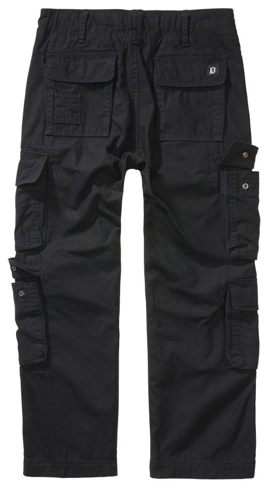 Pantalon enfant Brandit Pure Vintage coton huit poches et taille réglable par élastique