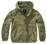 Coupe-vent enfant Brandit Summer Frontzip doublure filet respirante et trois poches