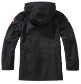 Parka enfant Brandit BW coton doublure d'hiver amovible capuche doublée et cinq poches