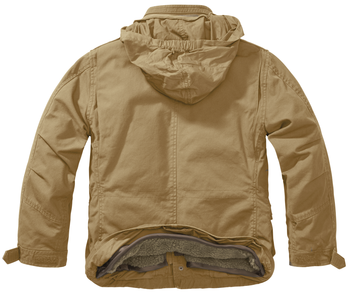 Veste enfant Brandit M65 Giant coton doublure amovible six poches et capuche dans le col