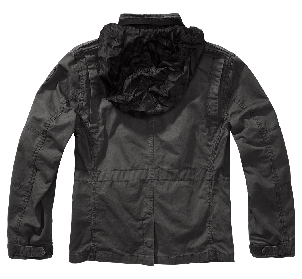Veste enfant Brandit Britannia coton capuche dans le col cinq poches et aérations