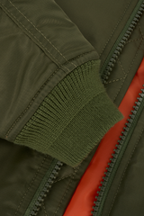 Blouson enfant Brandit MA1 réversible nylon déperlant poche de bras et bords côtes