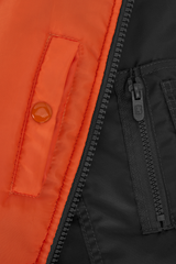 Blouson enfant Brandit MA1 réversible nylon déperlant poche de bras et bords côtes