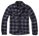 Chemise enfant Brandit à carreaux en flanelle de coton manches longues deux poches