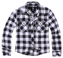 Chemise enfant Brandit à carreaux en flanelle de coton manches longues deux poches