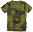 T-shirt enfant Brandit en coton 160 g/m² col rond manches courtes et coupe ample