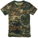 T-shirt enfant Brandit en coton 160 g/m² col rond manches courtes et coupe ample