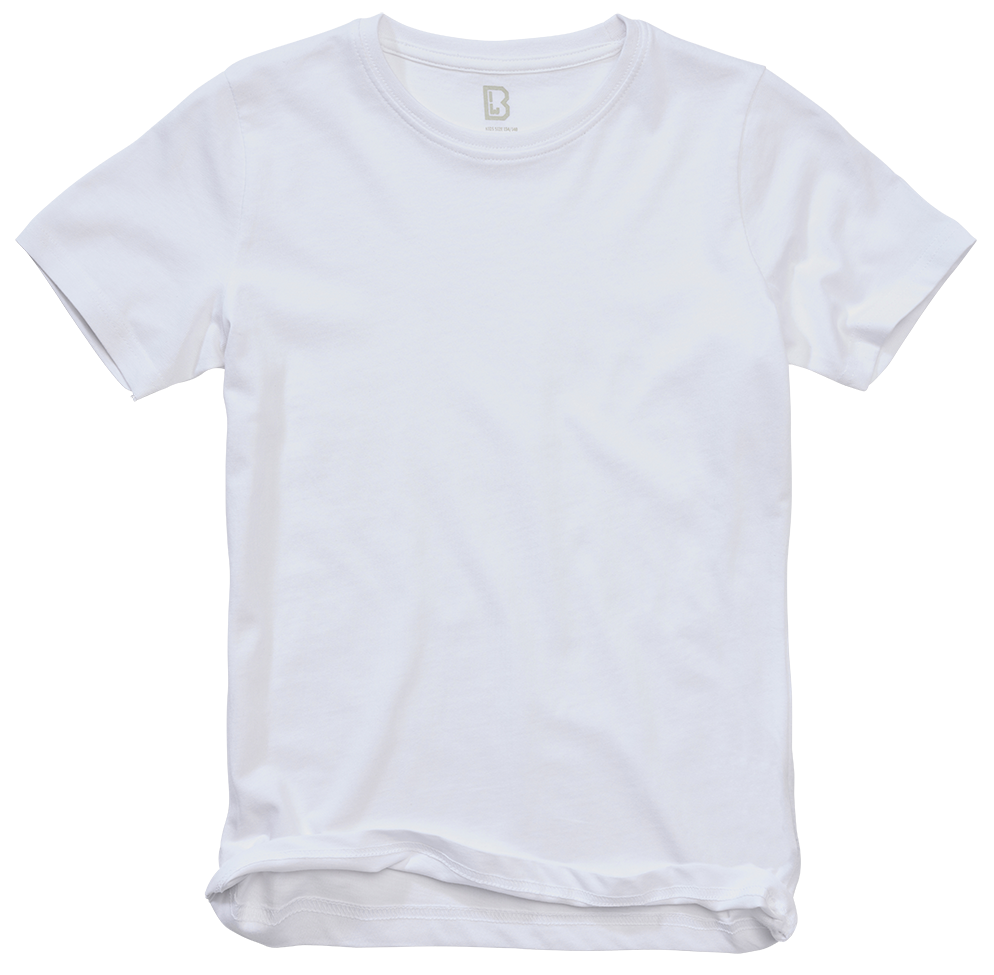 T-shirt enfant Brandit en coton 160 g/m² col rond manches courtes et coupe ample