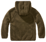 Veste polaire enfant Brandit Teddyfleece à capuche maille peluche et quatre poches