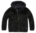 Veste polaire enfant Brandit Teddyfleece à capuche maille peluche et quatre poches