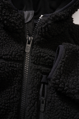 Veste polaire enfant Brandit Teddyfleece à capuche maille peluche et quatre poches
