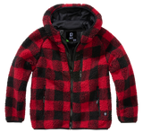 Veste polaire enfant Brandit Teddyfleece à capuche maille peluche et quatre poches