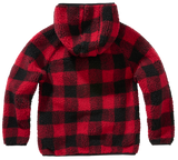Veste polaire enfant Brandit Teddyfleece à capuche maille peluche et quatre poches