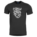 T-shirt imprimé CloMod Flower Heart coton filé à anneaux 165 g/m²