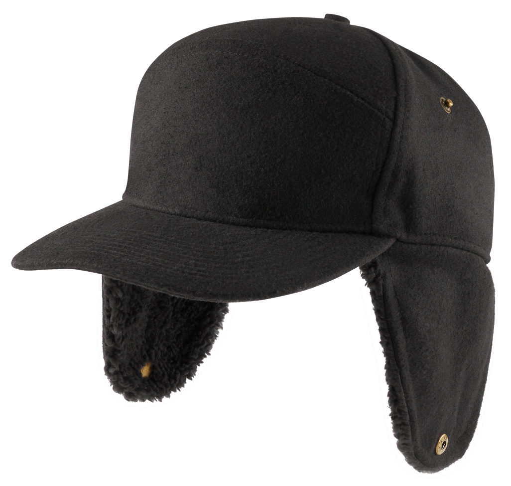 Chapeau d'hiver Brandit Lumberjack doublé fausse fourrure visière 7,5 cm à rabats