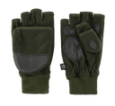 Gants polaires Brandit Trigger 2 en 1 moufle et mitaine paume et doigts renforcés