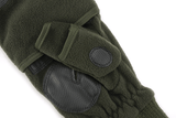 Gants polaires Brandit Trigger 2 en 1 moufle et mitaine paume et doigts renforcés